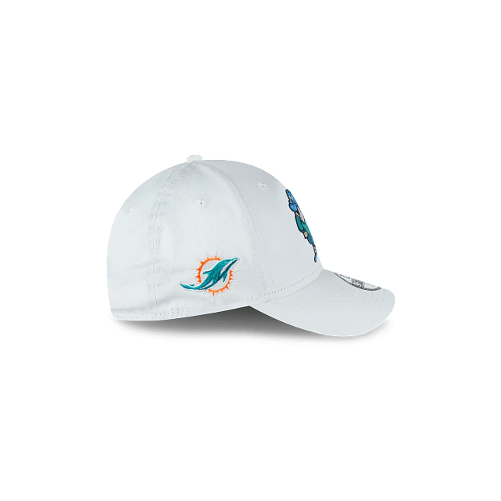 Miami Dolphins Mascot Collection  9FORTY Strapback para Niña o Niño