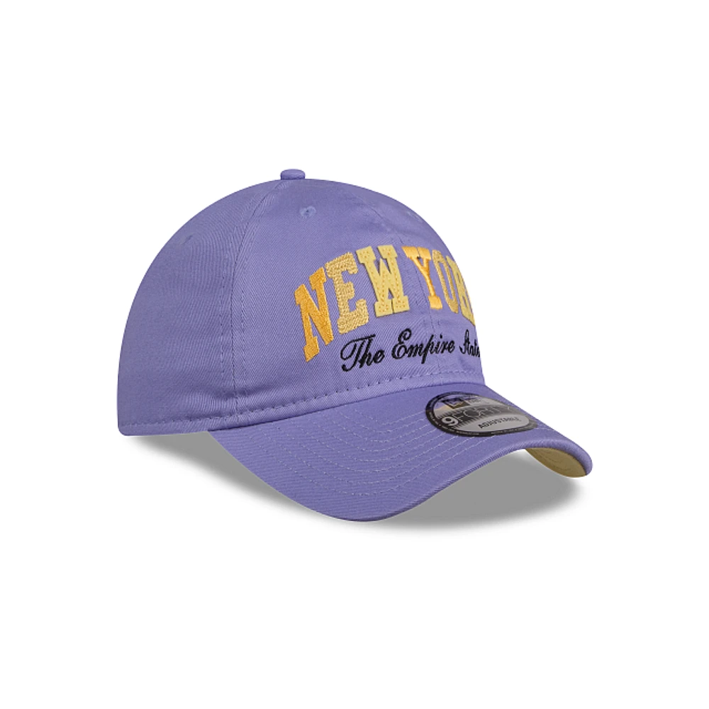 Gorra New Era Foundation Essentials 9FORTY Strapback Morado