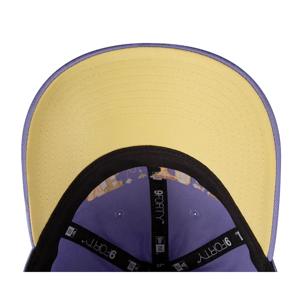 Gorra New Era Foundation Essentials 9FORTY Strapback Morado