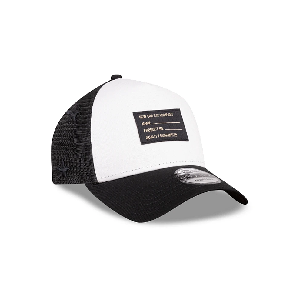 Gorra New Era Foundation Essentials 9FORTY Strapback Frente Blanco