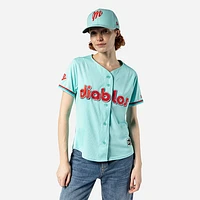 Jersey Menta Diablos Rojos del México LMB para Mujer