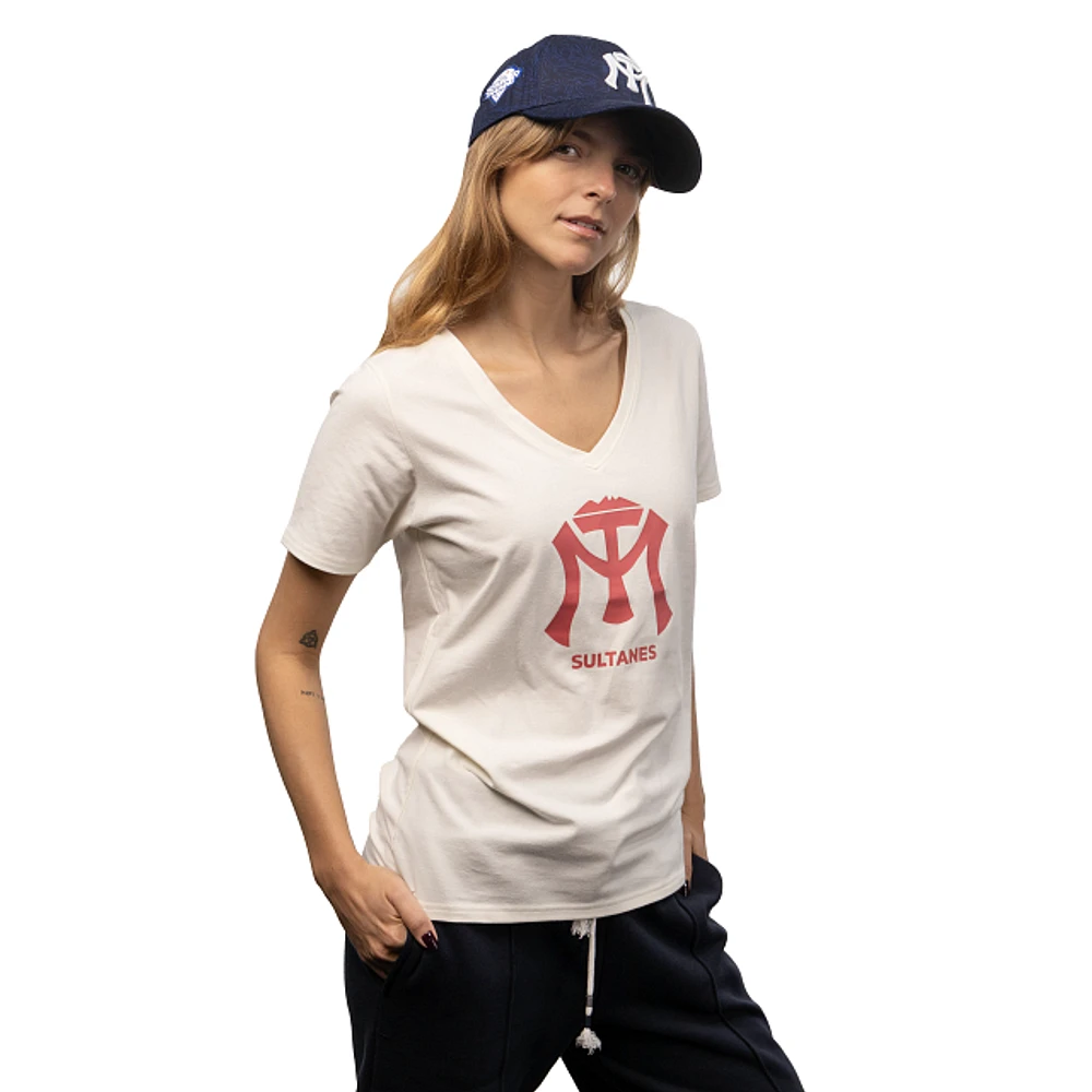 Playera Manga Corta Sultanes de Monterrey LAMP Fan Gear para Mujer