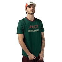 Playera Manga Corta Hermanos Koumori X New Era Runners Green