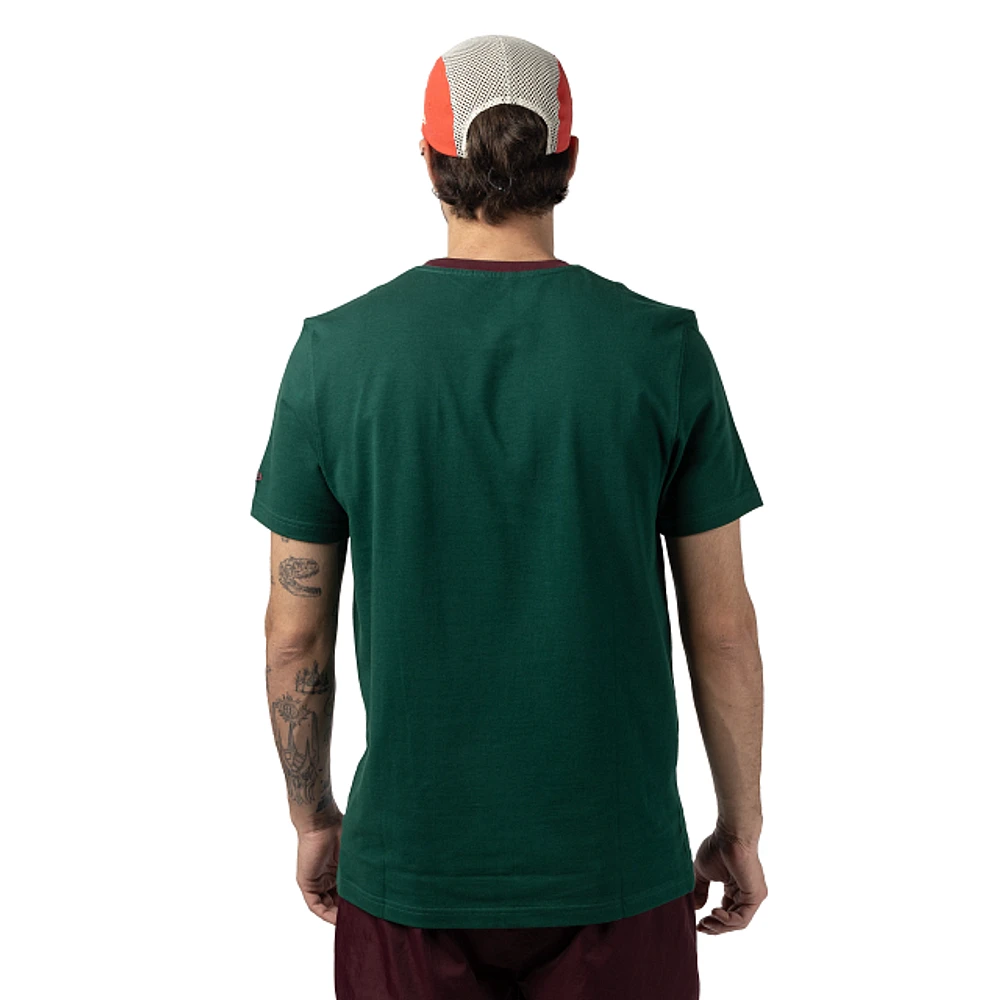 Playera Manga Corta Hermanos Koumori X New Era Runners Green