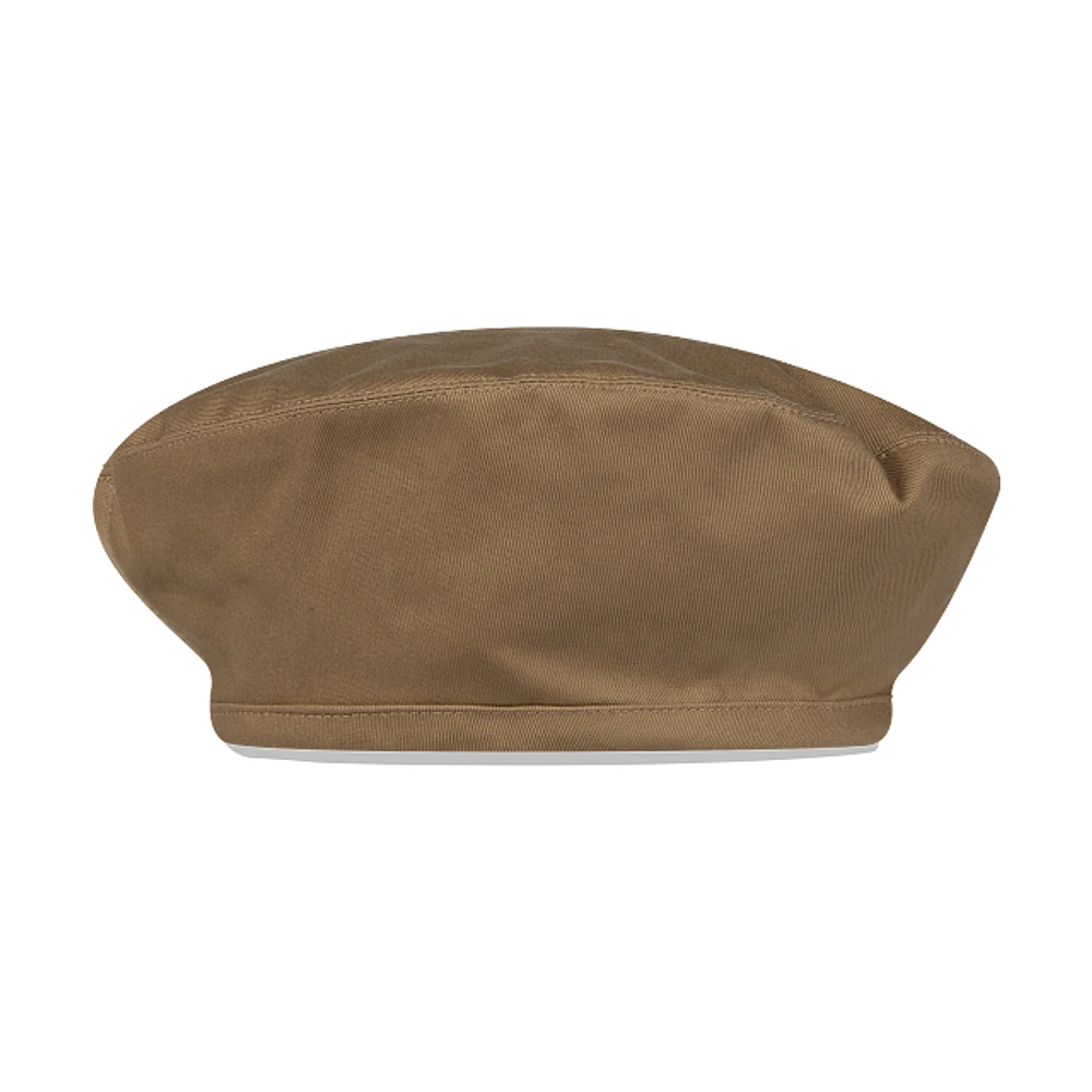 New Era Branded Beret Boina Café