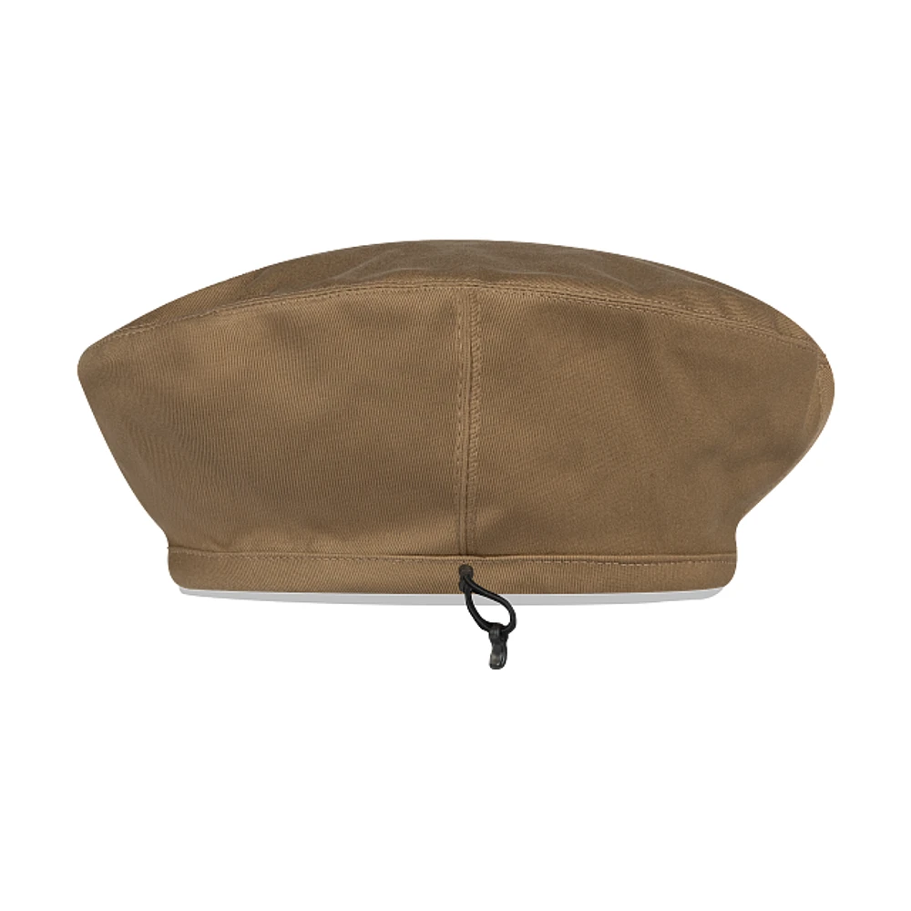 New Era Branded Beret Boina Café