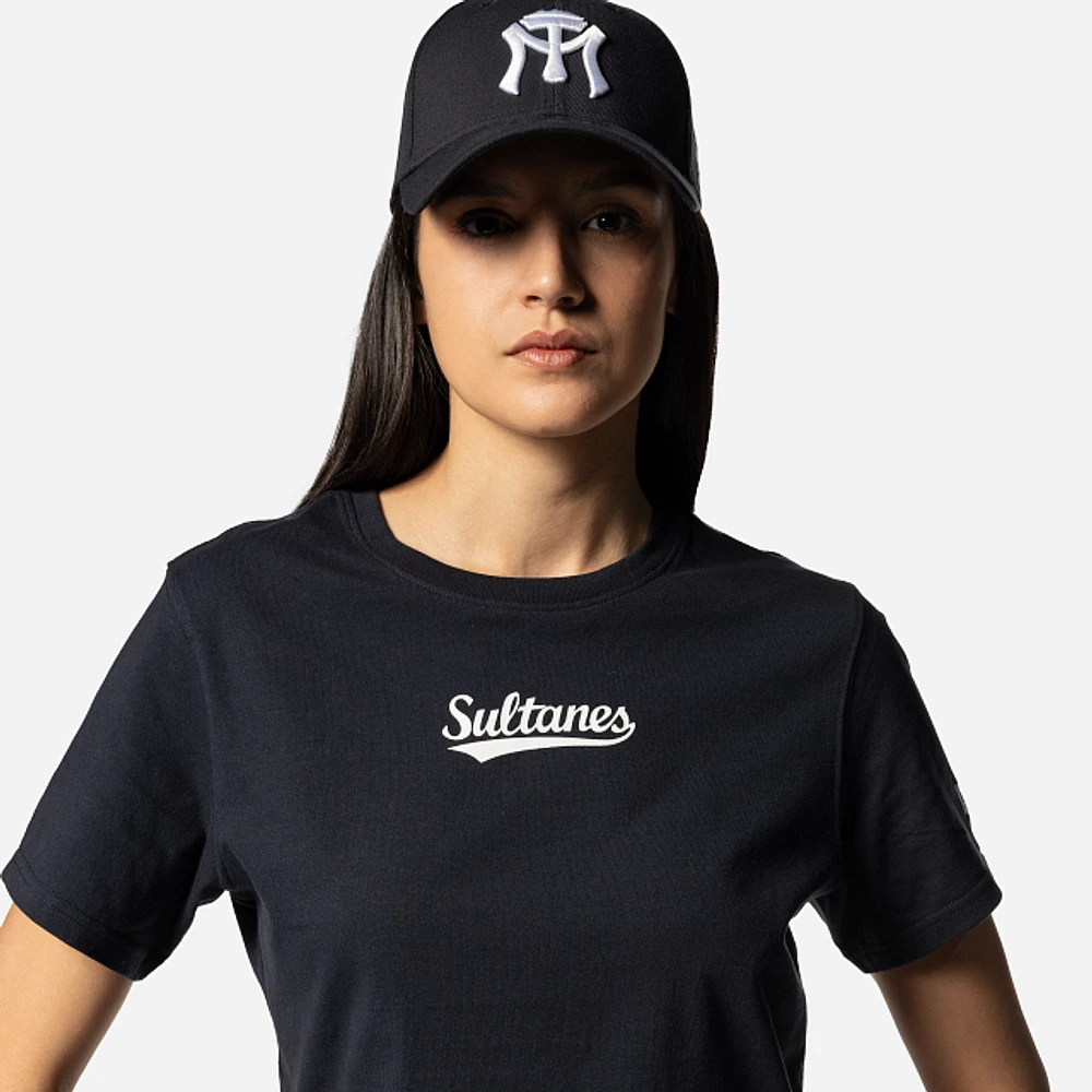 Playera Manga Corta Sultanes de Monterrey LMB Core para Mujer