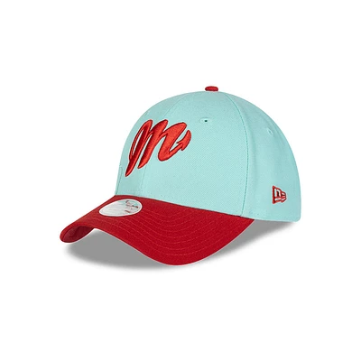 Diablos Rojos del México LMB Invenue 9FORTY Snapback para Mujer