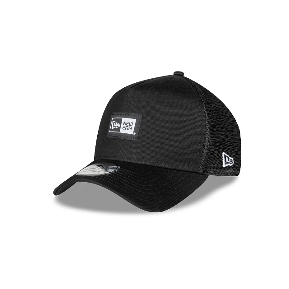 New Era Brand Box Logo 9FORTY AF Trucker Snapback Negra