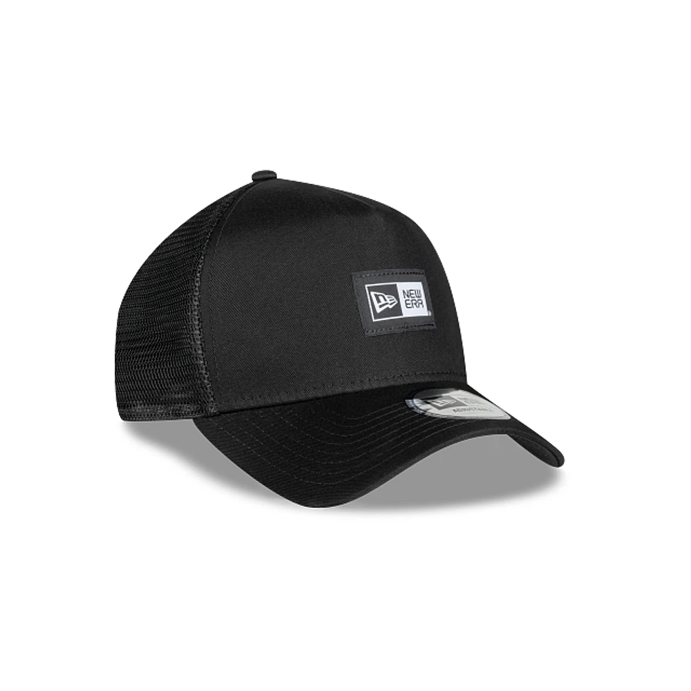 New Era Brand Box Logo 9FORTY AF Trucker Snapback Negra