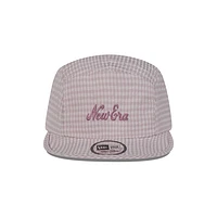 New Era Branded Seersucker 5PANNEL Strapback Rosa