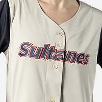 Jersey Retro Sultanes de Monterrey LMB para Mujer