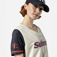 Jersey Retro Sultanes de Monterrey LMB para Mujer