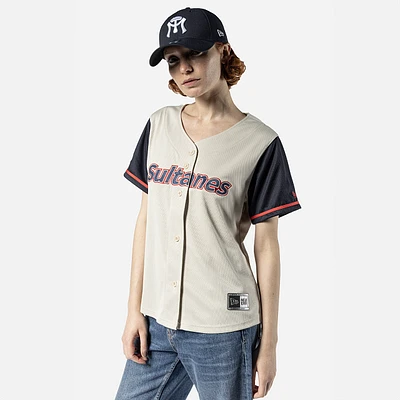 Jersey Retro Sultanes de Monterrey LMB para Mujer