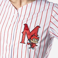 Jersey Pinstripe Ramoncito Diablos Rojos del México LMB para Mujer