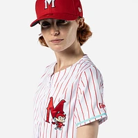 Jersey Pinstripe Ramoncito Diablos Rojos del México LMB para Mujer