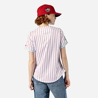 Jersey Pinstripe Ramoncito Diablos Rojos del México LMB para Mujer