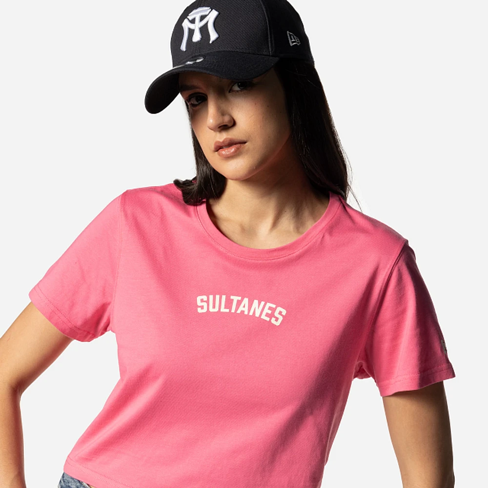 Playera Manga Corta Sultanes de Monterrey LMB Essentials para Mujer