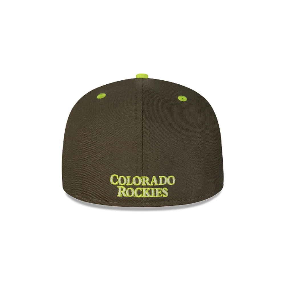 Colorado Rockies MLB Mexico City Series 2024 59FIFTY Cerrada Olivo