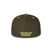 Colorado Rockies MLB Mexico City Series 2024 59FIFTY Cerrada Olivo