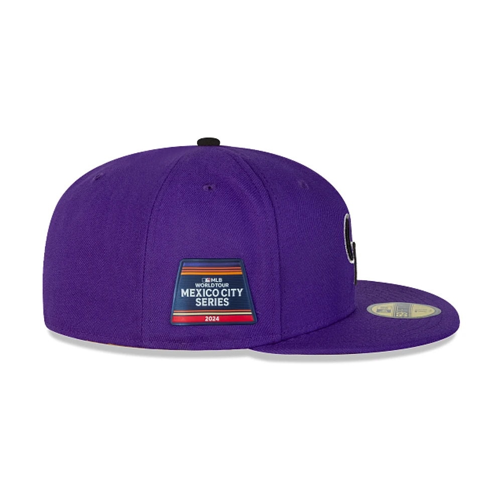 Colorado Rockies MLB Mexico City Series 2024 59FIFTY Cerrada