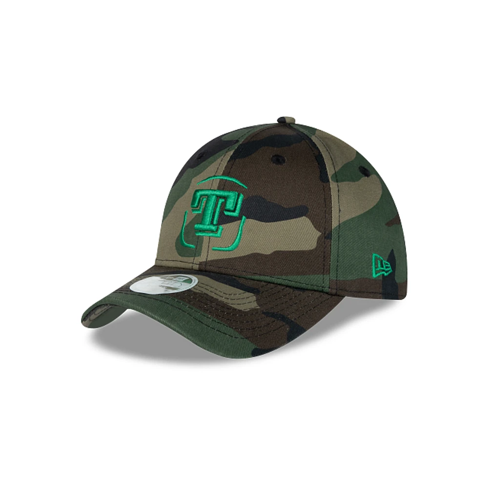 Olmecas de Tabasco LMB Core 9FORTY Strapback Camo para Mujer