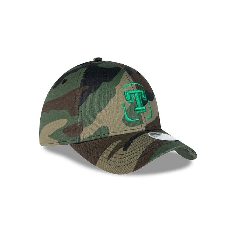 Olmecas de Tabasco LMB Core 9FORTY Strapback Camo para Mujer