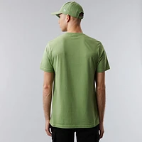 Playera Manga Corta New Era Essentials Script Verde