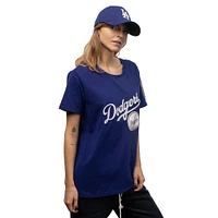 Playera Manga Corta Los Angeles Dodgers MLB Logo Select para Mujer