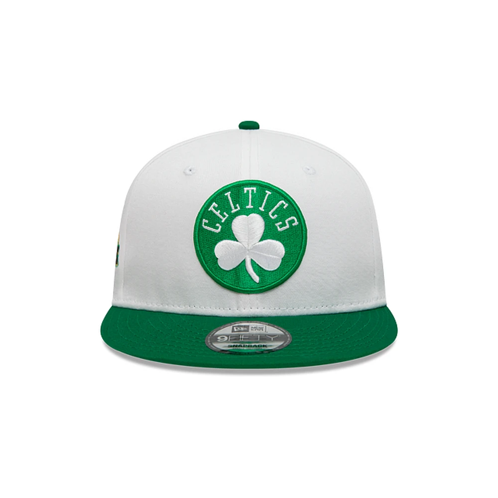 Boston Celtics NBA White Crown Patches 9FIFTY Snapback