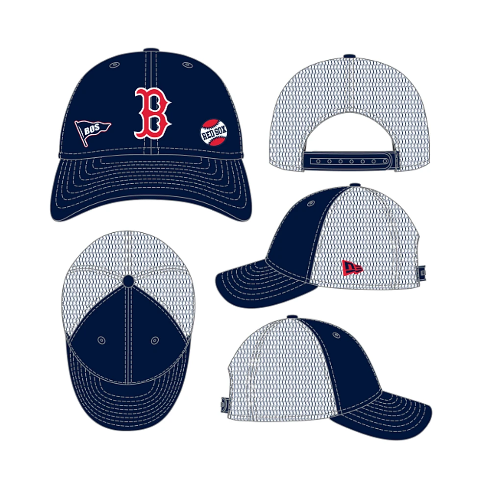 Boston Red Sox MLB Mini Fan 9FORTY Strapback para Niña o Niño