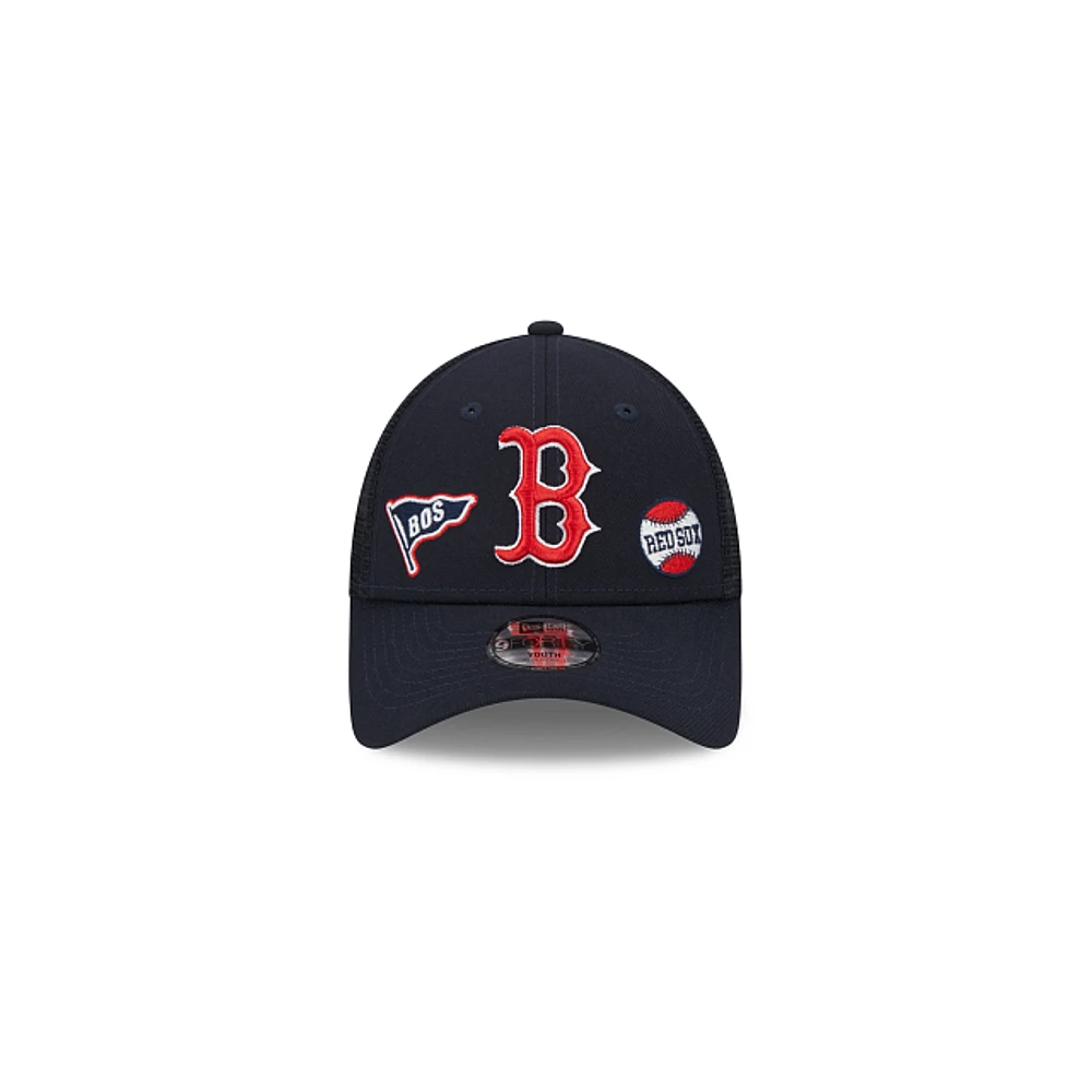 Boston Red Sox MLB Mini Fan 9FORTY Strapback para Niña o Niño