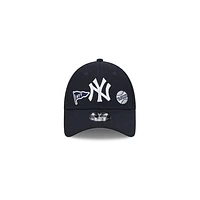 New York Yankees MLB Mini Fan 9FORTY Strapback para Niña o Niño