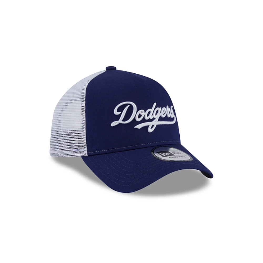 Los Angeles Dodgers MLB Team Script Trucker 9FORTY Snapback