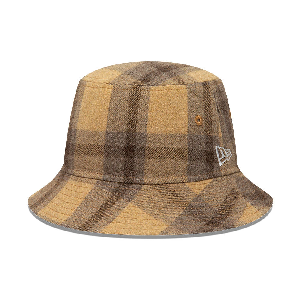 New Era Cap Fabric X Check Bucket