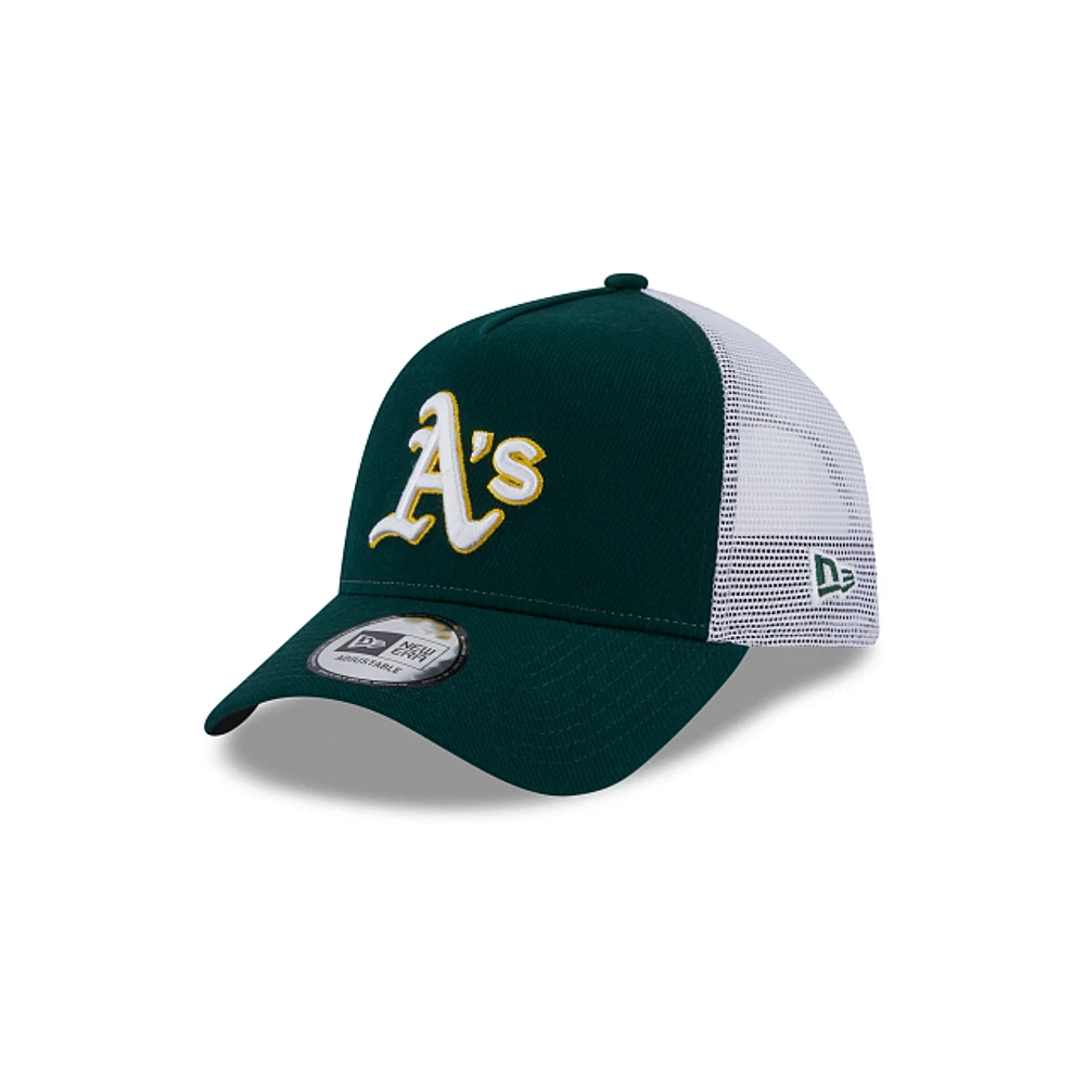 Oakland Athletics MLB Team Script Trucker 9FORTY Snapback