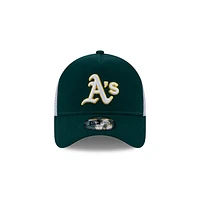 Oakland Athletics MLB Team Script Trucker 9FORTY Snapback