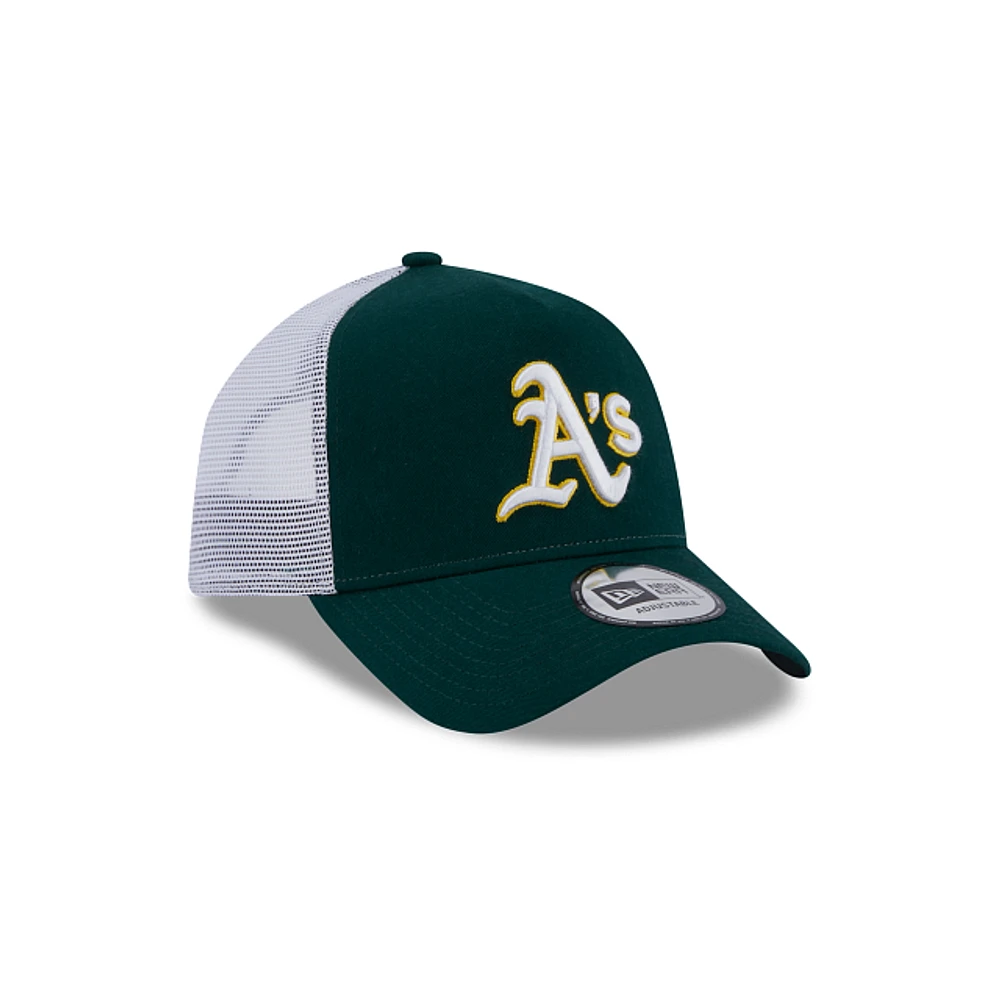 Oakland Athletics MLB Team Script Trucker 9FORTY Snapback