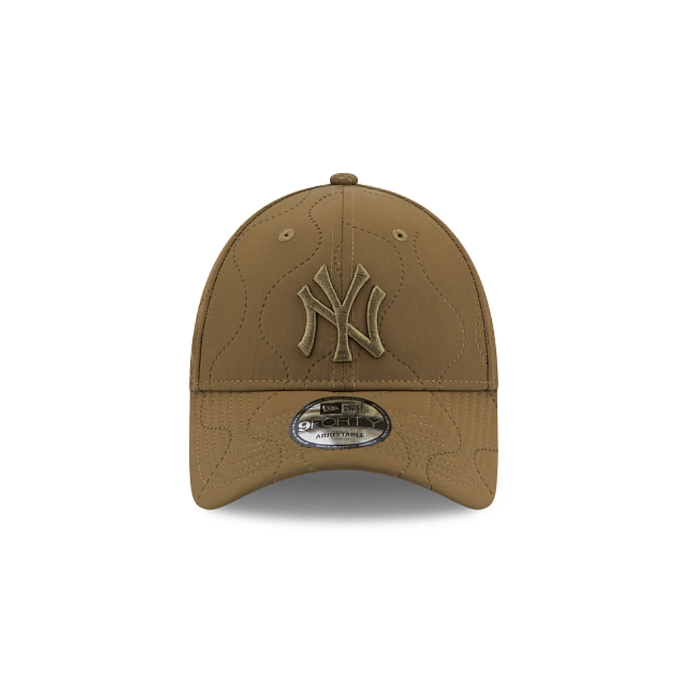 New York Yankees Fabric X New Era Quilted 9FORTY Strapback