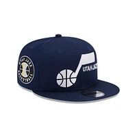 Utah Jazz NBA Flat Visor 9FIFTY Snapback