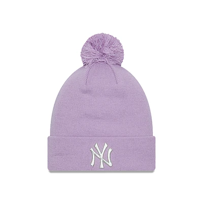 New York Yankees MLB Metallic Logo Knit para Mujer