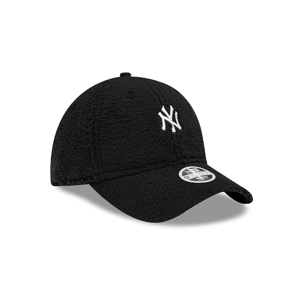 New York Yankees MLB Women's Teddy Negra 9FORTY Strapback para Mujer