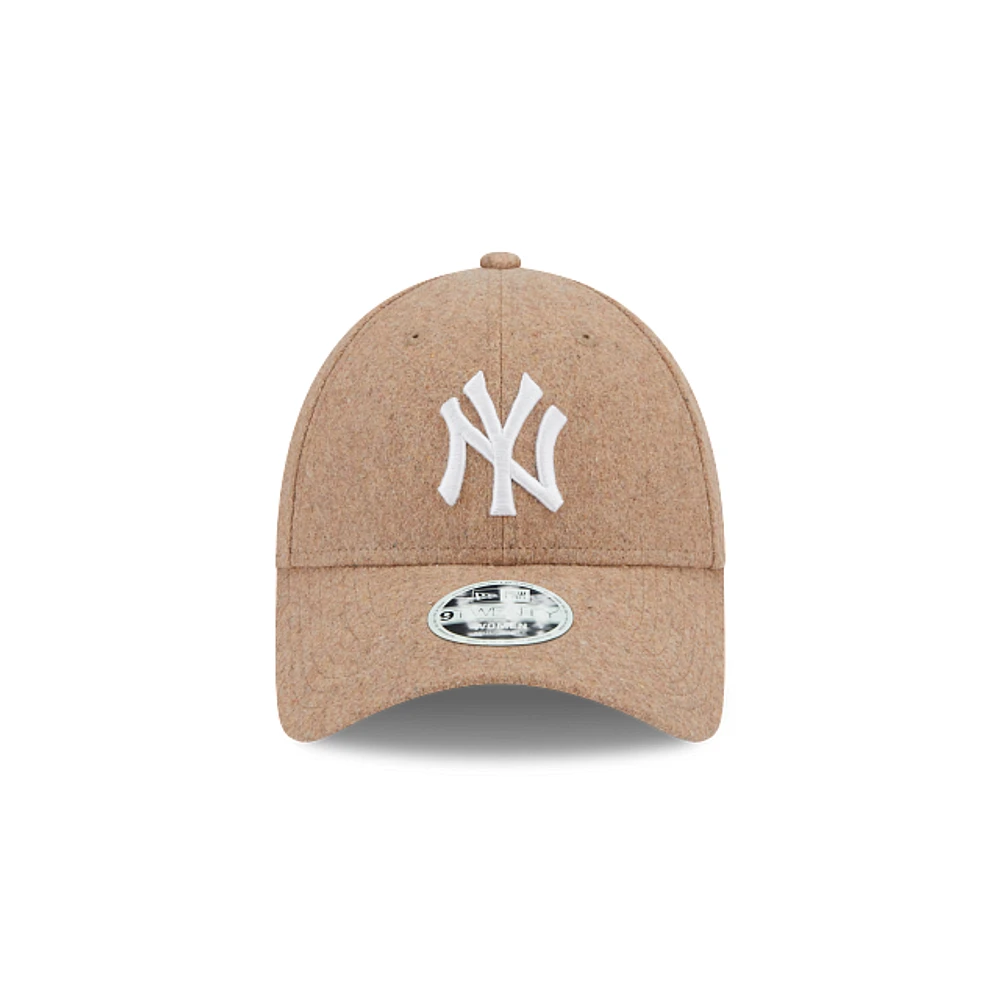 New York Yankees MLB Women's Wool 9FORTY Strapback para Mujer