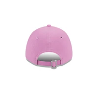 New York Yankees League Essentials 9FORTY Strapback rosa para mujer