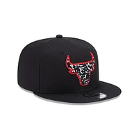 Chicago Bulls NBA Logo Infill Collection 9FIFTY Snapback