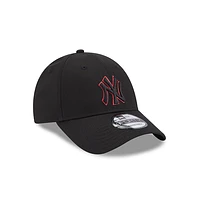 New York Yankees MLB Team Outline 9FORTY Strapback Negra