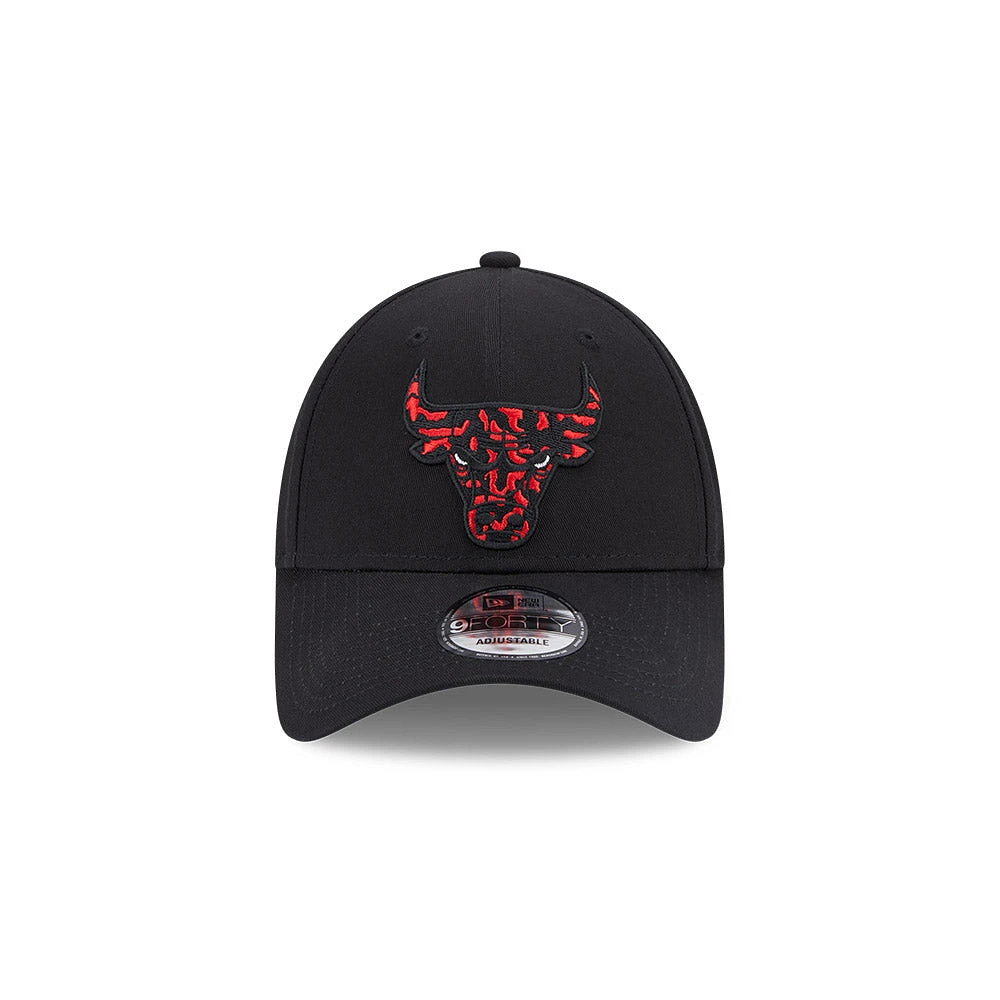 Chicago Bulls NBA Logo Infill Collection 9FORTY Strapback