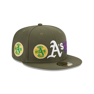 Oakland Athletics MLB Olive 59FIFTY Cerrada