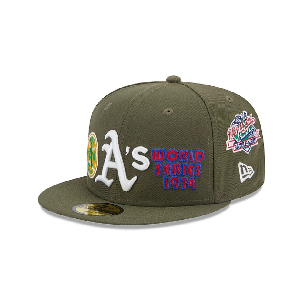 Oakland Athletics MLB Olive 59FIFTY Cerrada