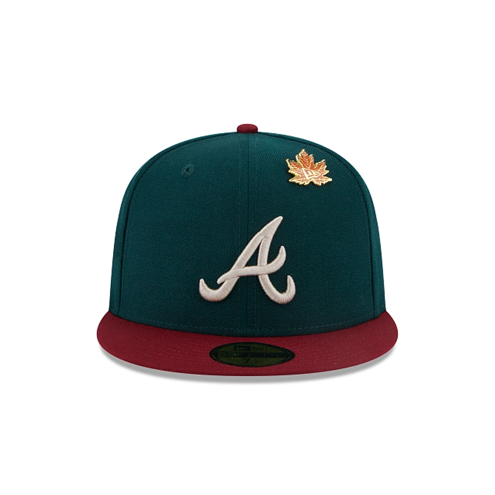 Atlanta Braves MLB Leafy 59FIFTY Cerrada